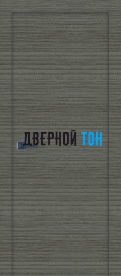 Гладкая пластиковая одностворчатая дверь POSEIDON дуб тоскано поперечный