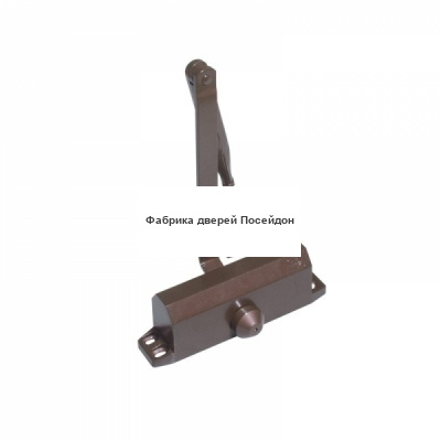 Дверной доводчик DL 77 brown с тягой