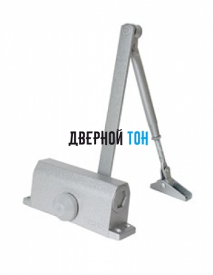Дверной доводчик home 80 кг серебро