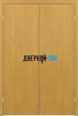 Гладкая ламинированная финская дверь с четвертью полуторная бук