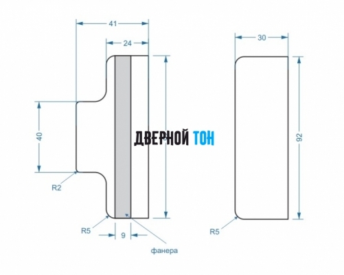 Чертеж маятниковой коробки