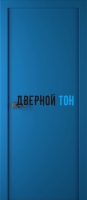 Гладкая пластиковая одностворчатая дверь POSEIDON RAL 5005