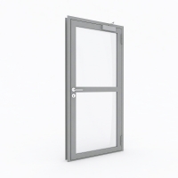 Металлическая противопожарная профильная дверь с пределом огнестойкости EI30 (Тип STS-PP30) с импостом