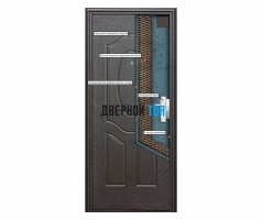 Входная металлическая дверь модель E40M в разрезе