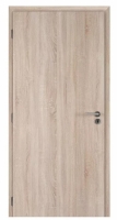 Дверь деревянная CPL 0.2 мм дуб сонома одностворчатая с металлической коробкой