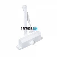 Дверной доводчик DL 77 white с тягой