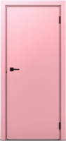 Гладкая пластиковая одностворчатая дверь POSEIDON RAL 3015