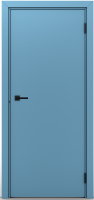 Гладкая пластиковая одностворчатая дверь POSEIDON RAL 5024