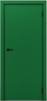 Гладкая пластиковая одностворчатая дверь POSEIDON RAL 6002