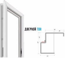 Металлическая коробка для межкомнатной двери