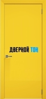 Гладкая пластиковая одностворчатая дверь POSEIDON RAL 1003