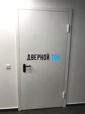 Металлическая противопожарная дверь Ei 60 RAL 9010