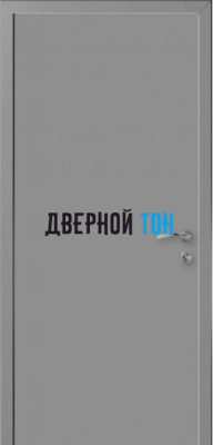 Гладкая серая RAL 7040 дверь Капель (телескопическая коробка)