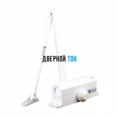 Дверной доводчик home 80 кг белый