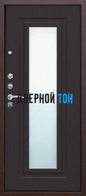 Входная металлическая дверь ЦАРСКОЕ ЗЕРКАЛО (металл-МДФ) Венге