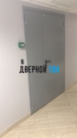 Металлическая противопожарная дверь Ei 60 RAL 7040