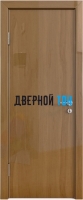 Гладкая дверь модель ДГ 500 глянец анегри темный