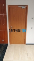 Пластиковая гладкая дверь Aquadoor миланский орех