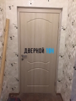 Филенчатая ламинированная дверь Лидия ДГ Беленый дуб