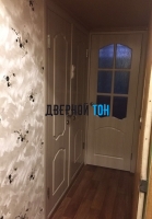 Филенчатая ламинированная дверь Лидия ДГ Беленый дуб