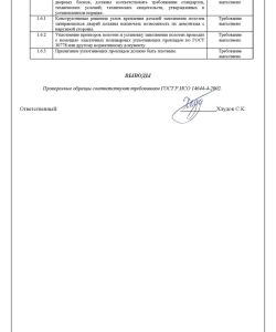 Протокол испытаний чистые помещения