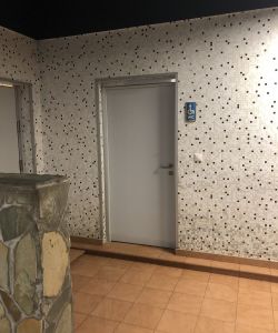 Композитная влагостойкая дверь Aquadoor RAL 7035 для зоны аквапарка