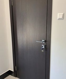 Композитная дверь Aquadoor в цвете венге