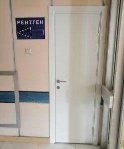 Белая влагостойкая пластиковая дверь Aquadoor