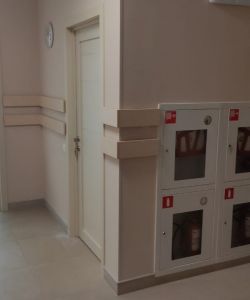 Композитные влагостойкие двери Aquadoor царговые модель NOVE в цвете белый кедр